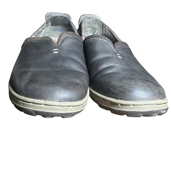 Merrell Women's Leather Slip-On Loafers Size 7.5 Brown - Picture 3 of 11